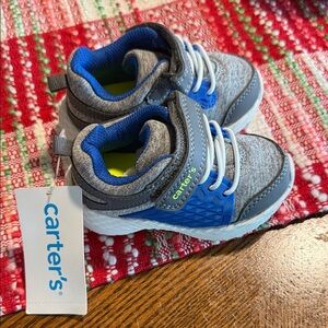 Carter's Gray and Blue Kids Sneakers